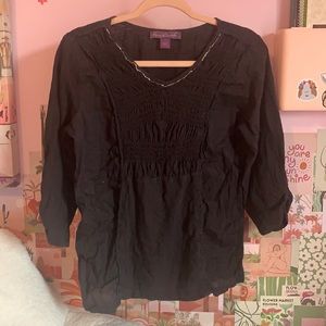 Gloria Vanderbilb blouse size small